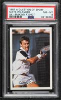 Mats Wilander (Swinging) [PSA 8 NM‑MT]