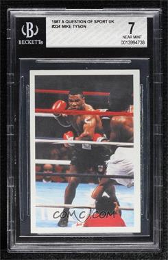 1986-87 A Question of Sport Game - [Base] #_MITY.1 - Mike Tyson (Left Hook) [BGS 7 NEAR MINT]