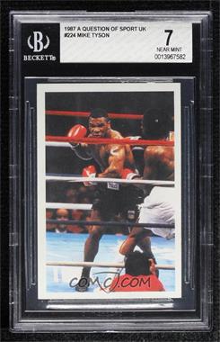 1986-87 A Question of Sport Game - [Base] #_MITY.1 - Mike Tyson (Left Hook) [BGS 7 NEAR MINT]