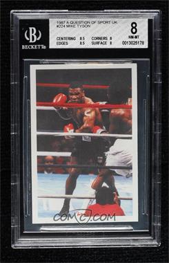 1986-87 A Question of Sport Game - [Base] #_MITY.1 - Mike Tyson (Left Hook) [BGS 8 NM‑MT]