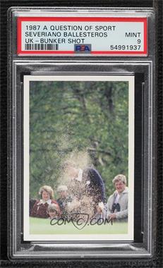 1986-87 A Question of Sport Game - [Base] #_SEBA.1 - Severiano Ballesteros (Shooting from sand) [PSA 9 MINT]