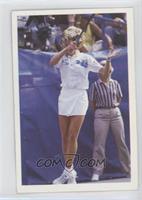 Steffi Graf (Follow through, face obscured)