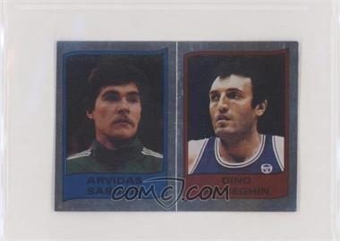 1986 Panini Supersport Stickers - [Base] - Italian #108 - Arvydas Sabonis, Dino Meneghin