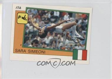 1986 Panini Supersport Stickers - [Base] - Italian #17 - Sara Simeoni