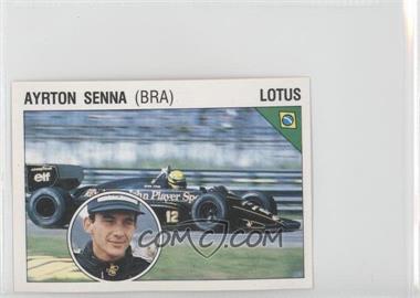 1986 Panini Supersport Stickers - [Base] - Italian #31 - Ayrton Senna