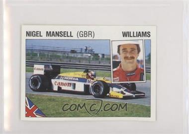 1986 Panini Supersport Stickers - [Base] - Italian #32 - Nigel Mansell