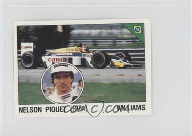 1986 Panini Supersport Stickers - [Base] - Italian #33 - Nelson Piquet