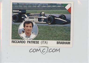 1986 Panini Supersport Stickers - [Base] - Italian #37 - Riccardo Patrese