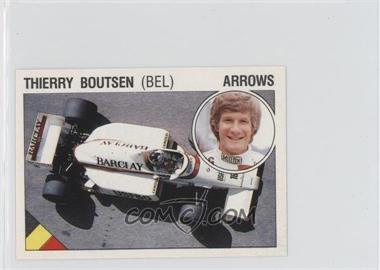 1986 Panini Supersport Stickers - [Base] - Italian #46 - Thierry Boutsen