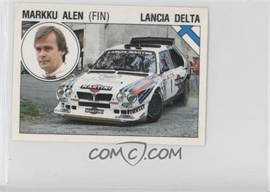 1986 Panini Supersport Stickers - [Base] - Italian #48 - Markku Alen