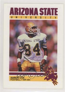 1987-88 Kiwanis Arizona State Sun Devils Police - [Base] #_AACO - Aaron Cox