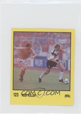 1987-88 Panini Supersport Spanish Stickers - [Base] #123 - Rudi Voller [EX to NM]