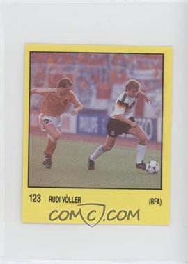 1987-88 Panini Supersport Spanish Stickers - [Base] #123 - Rudi Voller