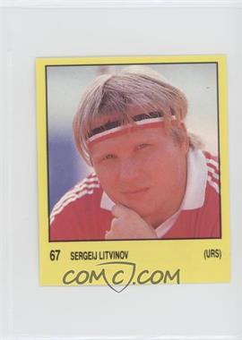 1987-88 Panini Supersport Spanish Stickers - [Base] #67 - Sergeij Litvinov
