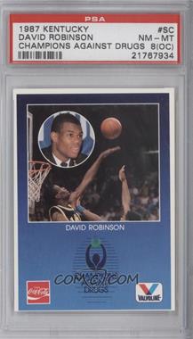 1987 Kentucky Bluegrass State Games Champions Against Drugs - Special Cards #SC.1 - David Robinson [PSA 8 NM‑MT (OC)]