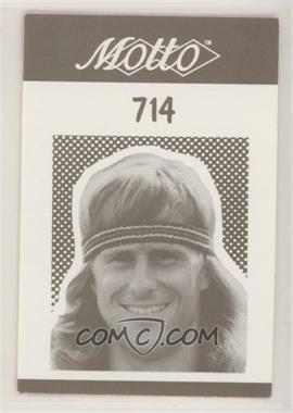 1987 Motto Game Cards - [Base] #714 - Bjorn Borg