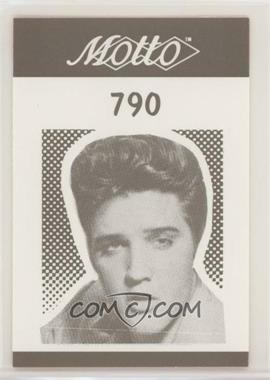 1987 Motto Game Cards - [Base] #790 - Elvis Presley