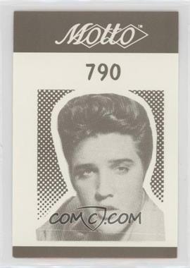1987 Motto Game Cards - [Base] #790 - Elvis Presley