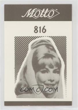 1987 Motto Game Cards - [Base] #816 - Barbara Eden