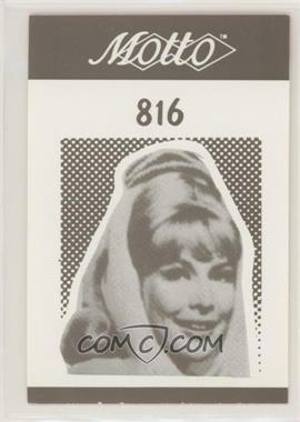 1987 Motto Game Cards - [Base] #816 - Barbara Eden