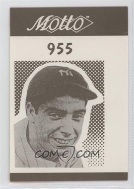 1987 Motto Game Cards - [Base] #955 - Joe DiMaggio