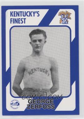 1989 Collegiate Collection Kentucky Wildcats Kentucky's Finest - [Base] #32 - George Zerfoss