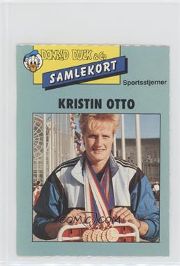 1989 Donald Duck & Co Samlekort Sportsstjerner - [Base] #_KROT - Kristin Otto