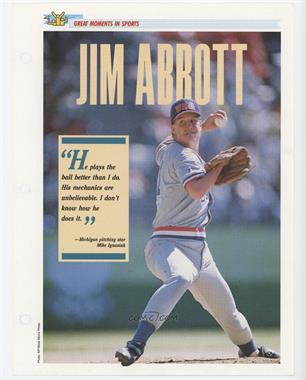 1989 Sports Pages - [Base] #_JIAB - Great Moments in Sports - Jim Abbott