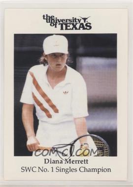 1989 Texas Longhorns Police - [Base] #_DIME - Diana Merrett