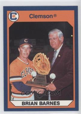 1990 Collegiate Collection Clemson Tigers - [Base] #11 - Brian Barnes