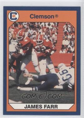 1990 Collegiate Collection Clemson Tigers - [Base] #62 - James Farr