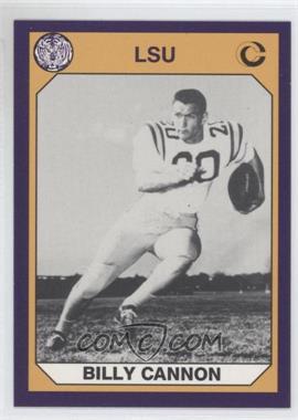 1990 Collegiate Collection LSU Tigers - [Base] #137 - Billy Cannon