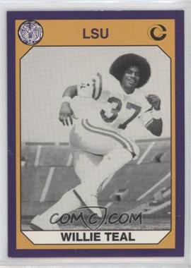 1990 Collegiate Collection LSU Tigers - [Base] #77 - Willie Teal