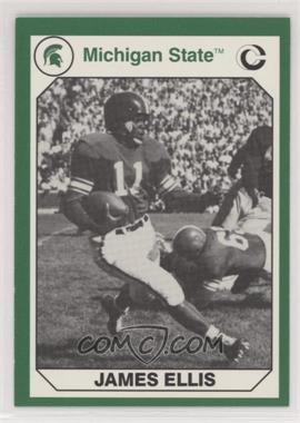 1990 Collegiate Collection Michigan State Spartans - [Base] #10 - James Ellis