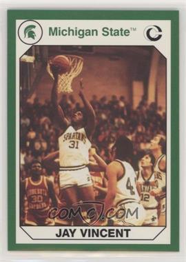 1990 Collegiate Collection Michigan State Spartans - [Base] #123 - Jay Vincent