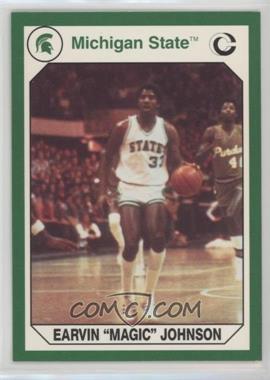 1990 Collegiate Collection Michigan State Spartans - [Base] #133 - Earvin "Magic" Johnson [EX to NM]