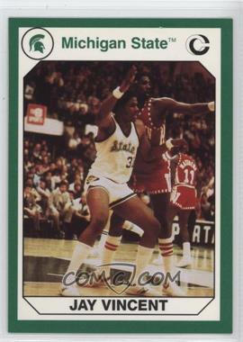 1990 Collegiate Collection Michigan State Spartans - [Base] #192 - Jay Vincent