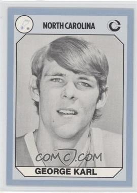 1990 Collegiate Collection North Carolina Tar Heels - [Base] #147 - George Karl