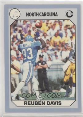 1990 Collegiate Collection North Carolina Tar Heels - [Base] #43 - Reuben Davis