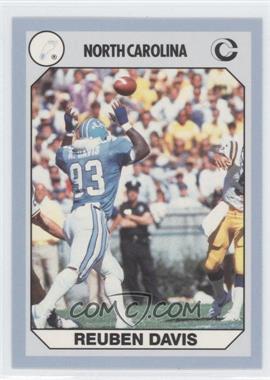 1990 Collegiate Collection North Carolina Tar Heels - [Base] #43 - Reuben Davis