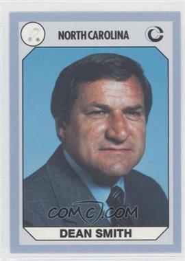 1990 Collegiate Collection North Carolina Tar Heels - [Base] #52 - Dean Smith