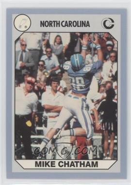 1990 Collegiate Collection North Carolina Tar Heels - [Base] #56 - Mike Chatham