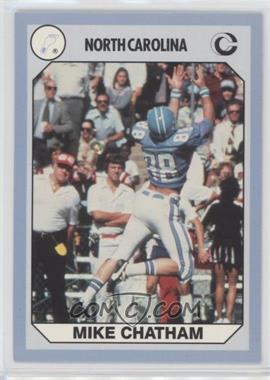1990 Collegiate Collection North Carolina Tar Heels - [Base] #56 - Mike Chatham