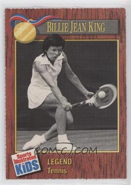 1990 Sports Illustrated for Kids Series 1 - [Base] #210 - Legend - Billie Jean King [Good to VG‑EX]