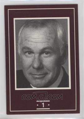 1991 Canada Games Face to Face: The Famous Celebrity Guessing Game Cards - [Base] #1 - Johnny Carson