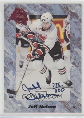 1991 Classic Draft Picks - Autographs #_JENE - Jeff Nelson /1100