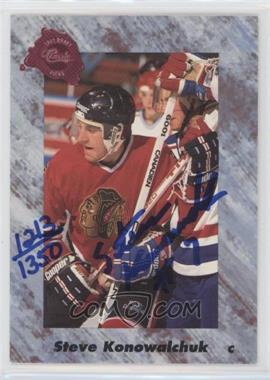 1991 Classic Draft Picks - Autographs #_STKO - Steve Konowalchuk /1500