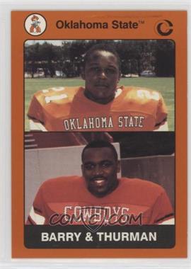 1991 Collegiate Collection Oklahoma State University Cowboys - [Base] #78 - Barry Sanders, Thurman Thomas