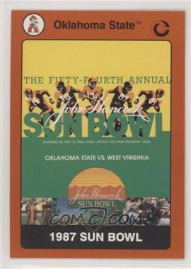 1991 Collegiate Collection Oklahoma State University Cowboys - [Base] #97 - 1987 Sun Bowl