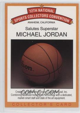 1991 Holo-Grafx National Convention - [Base] #3 - Michael Jordan